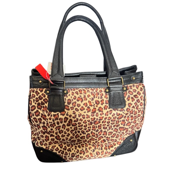 Authentic Gigi Hill Leopard Print Tote Bag - Picture 3 of 14